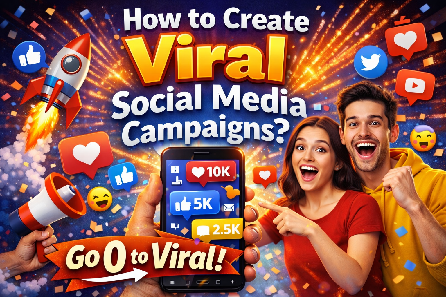 How to Create Viral Social Media Campaigns? Go 0 to Viral!
